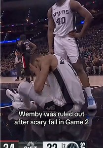 Wemby Enters Concussion Protocol After Scary Fall