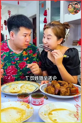 My husband’s appetite has no limit—he’s still hunting for more! 😅🍲 #NeverEnough #HungryHubby #BoomChallenge #Boomnow #Toptrending #吃货 | Lovely Couple