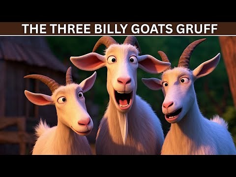 The Three Billy Goats Gruff | Fairy Tales | 4K Children's Stories | Bedtime Story | Kids Story |