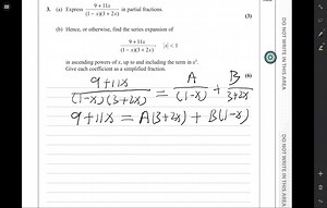 Application of partial fraction AP微积分A-level数学 IBDP数学
