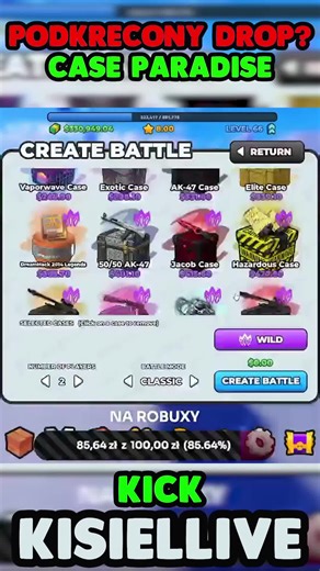 Podkręcony Drop w Roblox – KISIELLIVE