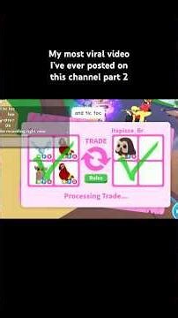 My most viral video I ever posted on this channel! 😆 #adoptme #roblox #2020 ￼