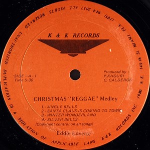 Eddie Lovette - Christmas "Reggae" Medley
