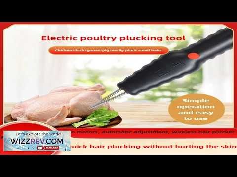 Portable Electric Chicken Plucker Fully Automatic Handheld Poultry Feather Removal Tool