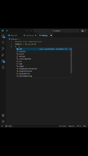 Python list comprehension in one line | Day 33