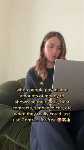 With all do respect, join Contra because it’s free. We have a freemium model (so there are optional pro features) #fyp #freelance #freelancer #portfolio #freelancing #website