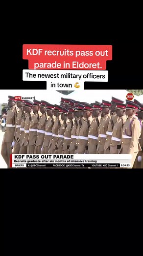 The KDF recruits pass out parade was presided over by President Ruto at the Defence Forces Recruits Training School in Eldoret, Uasin Gishu County. Bale mpya ya wanajeshi imefunguliwa on 15th May 2024 #KDF #kenyantiktok #nairobitiktokers #viral #breakingnews #viral