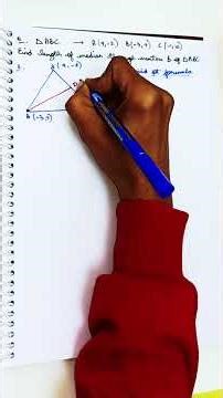 Median of a Triangle | 2-Mark Coordinate Geometry PYQ | Class 10 CBSE #cbse2025 #maths #boards