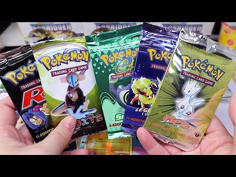 HUGE Vintage Pokemon Booster Pack Opening worth $1500!