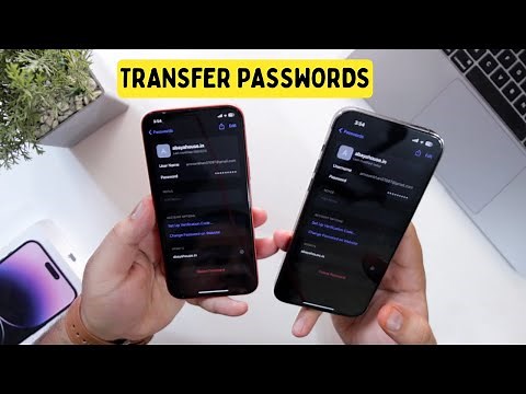 How to Transfer Passwords to New iPhone?