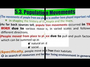 History of Ethiopia and the Horn Unit Five Lesson Three