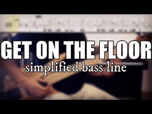 Get on the Floor - Michael Jackson | Simplified bass line with tabs #24
