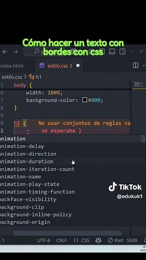Cómo hacer un texto con borde solo con CSS