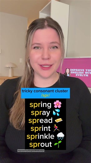 Pronunciation tip; tricky consonant cluster /spr/