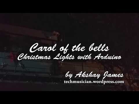 Christmas Light Show with Arduino - Carol of the bells