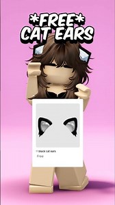 FREE CAT EARS! HURRY #roblox #robloxedit #event #face