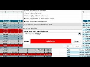 Conditional Formatting Using New Rule in Excel | Advanced Formatting Techniques