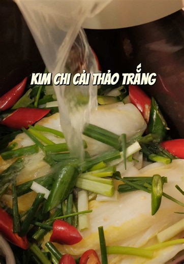 Cách làm kimchi trắng đơn giản tại nhà
