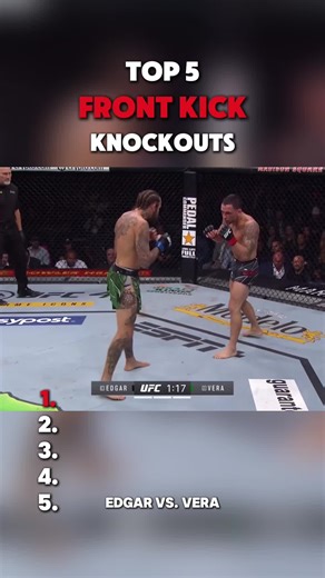 Top 5 Impactful Front Kick Knockouts in MMA
