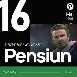 OTD 16 Mei 2013 David Beckham adalah satu-satunya pemain Inggris yang sukses di empat klub dari empat negara berbeda. Apalagi Beckham dikenal sebagai ikon. Ia menjadi komoditas panas saat Premier League hadir. Tak sedikit pula orang mengenal sepakbola berkat ikon Becks. | PanditFootball.com
