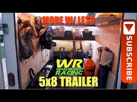 Gear Review: 5x8 Enclosed Motorcycle Hauling Trailer
