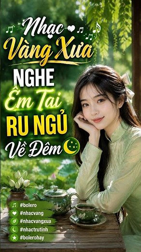 Nhạc Vàng Xưa Nghe Êm Tai Ru Ngủ Về Đêm #bolero #nhacvang #nhacvangxua #nhactrutinh #bolerohay