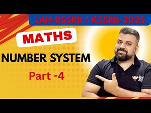 LAHDSSRB/KSSRB/SSC-Quantitative Aptitude (MATHS) Number System Part -4 PYQ by NIKHIL SIR