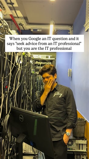 Octa Networks on Instagram: "When the computer says contact your “system administrator” but you are the System Administrator 😭😭 #IT #ithumor #itmemes #cybersecurity #systemadministrator"