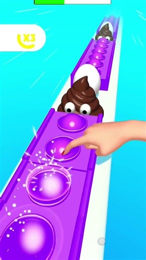 POOP vs EGG! The Funniest 3D ! 🤣💩🥚 Pop Runner 3D Fun #gaming #shorts #shortfeed #viralshorts