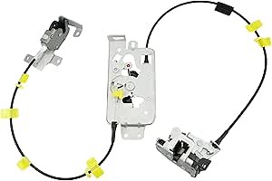 Door Lock Latch & Cable fit for Ford F-150 Extended Cab Pickup ONLY 2004 2005 2006 2007 2008, RH Passenger Upper and Lower Rear Side Latches Assembly, Replace 8L3Z-18264A00-B, 6L3Z-18264A00-B