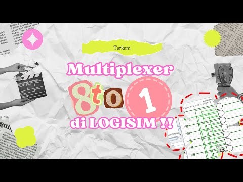 Tutorial Simulasi Multiplexer 8 to 1 di Logisim‼️‼️ #tutorial #logika #digital #8to1