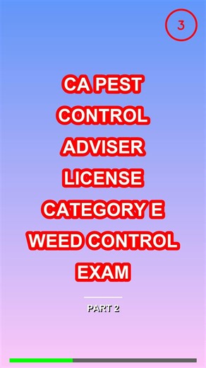 CA Pest Control Adviser License Category E Weed Co