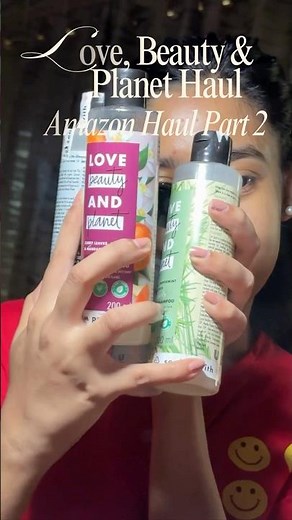 amazon haul part 2 ✨ | #lovebeautyandplanet haul | crazy discounts on haircare 😍