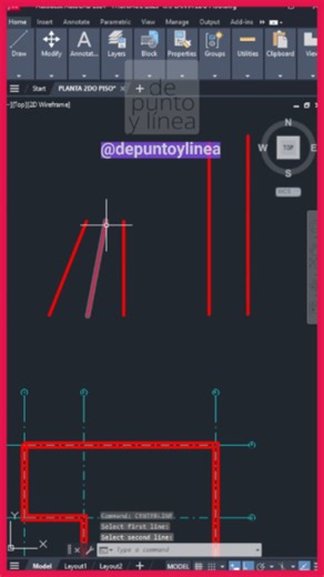 🚀 Aprende a dibujar el eje entre dos líneas en AutoCAD | #autocadtips En este video te mostramos como crear de manera automatica un eje entre dos líneas, con el comando CENTERLINE (lineacentro). Suscríbete para más contenido! https://www.youtube.com/c/depuntoylinea #arquitectura #arquitecto #ingenieria #ingenieriacivil #TUTORIAL #TIPS #autocadtips #architecture #architect #autocadtutorial #revit #cad | De Punto y Línea