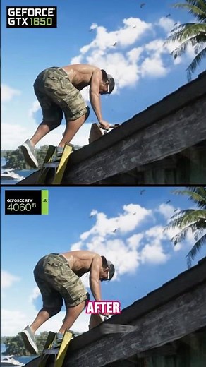 GTA 6 Trailer Graphics: GTX 1650 vs RTX 4060 Comparison! #gta6 #gta6trailer #gta6graphics