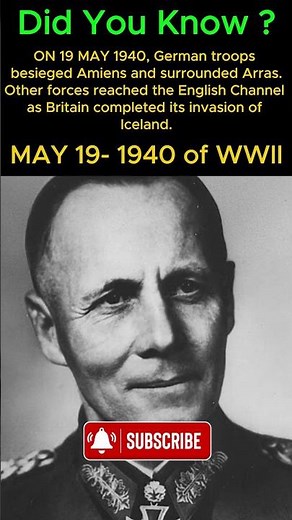 19 May 1940 – The Noose Tightens :German Forces Reach the Channel WW2