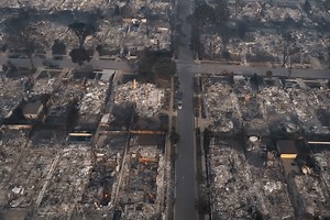 Drone footage shows devastation from fire in Altadena