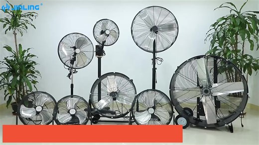 24 30 Inch Powerful Wall Fan High Velocity Cooling Electric Industrial Wall Mounted Fan for Warehouse Factory Garage Workshop