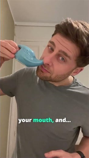 Blocked nose? Clear it with a neti pot #sinusrelief