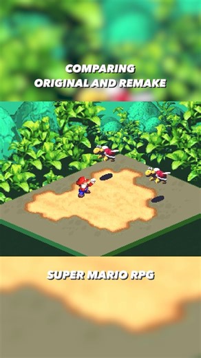 16K views · 96 reactions | Super Mario RPG remake was just released. Here’s a comparison with the original. #retrogaming #nostalgia #nintendo #nintendoswitch #snes #supernintendo | Nostalgic Game Sounds | Facebook