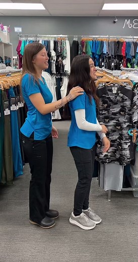 Stunning in the @Cherokee Uniforms Workwear Revolution scrubs! #abba #mamamia #scrubstore