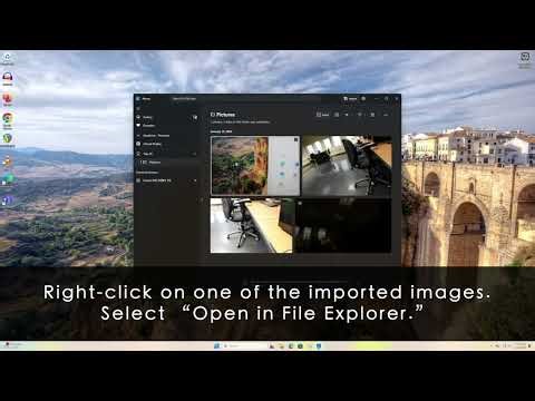 Canon Camera Import using USB Cable on Windows (Photos App)