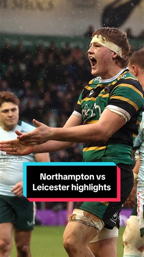 📺 Derby day delight for Northampton against Leicester. Their young stars put on a show 🌟