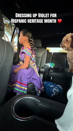 Dressing up Violet for Hispanic Heritage Month