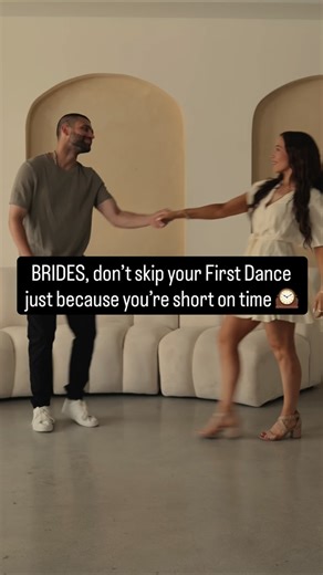 2K views | LEARN YOUR FIRST DANCE FROM HOME ⬇️ Forget awkward group...