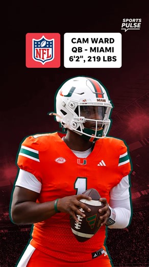 2025 NFL Draft: Cam Ward heads to Tennessee with the No. 1 overall pick | USA TODAY Sports | Facebook