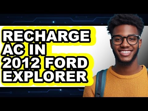 How to Recharge AC in 2012 Ford Explorer (Easy Method)