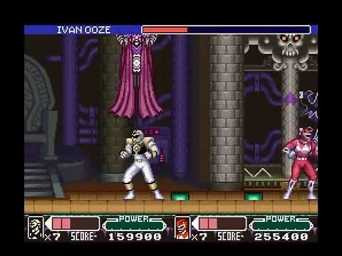 SNES Longplay [282] Mighty Morphin Power Rangers - The Movie (2-Players)