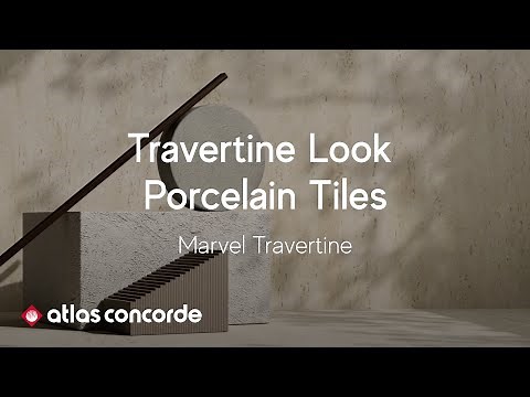 Travertine Look Porcelain Tiles | Marvel Travertine by Atlas Concorde
