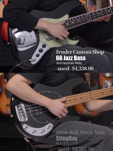 Fender vs. Music Man Bass Guitars